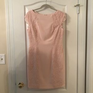 Blush pink Maggy London dress
